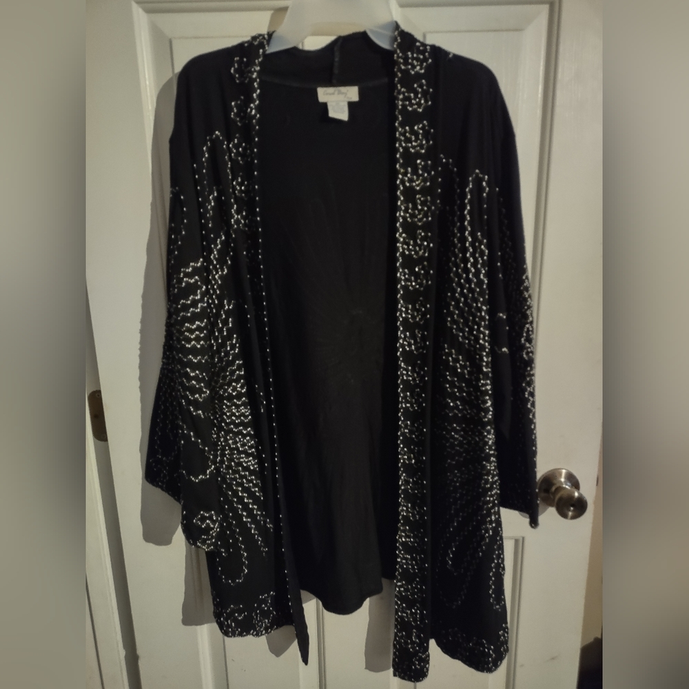 Coral Bay cardigan plus size with detailing
